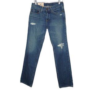 HOLLISTER California 1922 Slim Straight Button Fly Blue Jeans Men's size 28 x 30